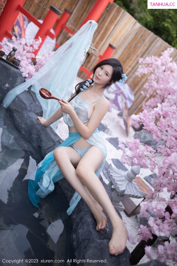 陈若依 抖娘利世 [XiuRen]高清写真图 2023.06.28 No.6991 利世 古装美腿第29张图片